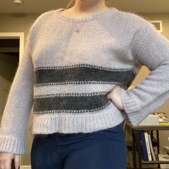Victoria's Secret Sweaters - VS cropped over sized sweater